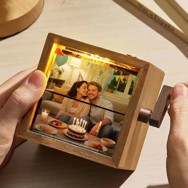 Kişiye Özel Işıklı Fotoğraf Kutusu