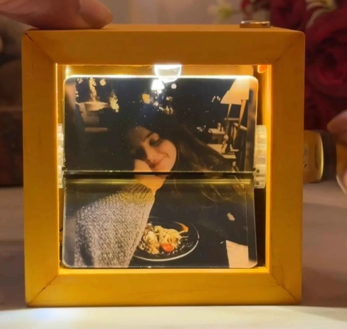 Kişiye Özel Işıklı Fotoğraf Kutusu
