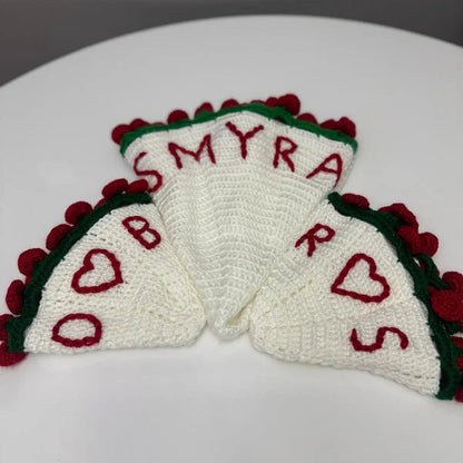 El Yapımı Gül Buketi Battaniye