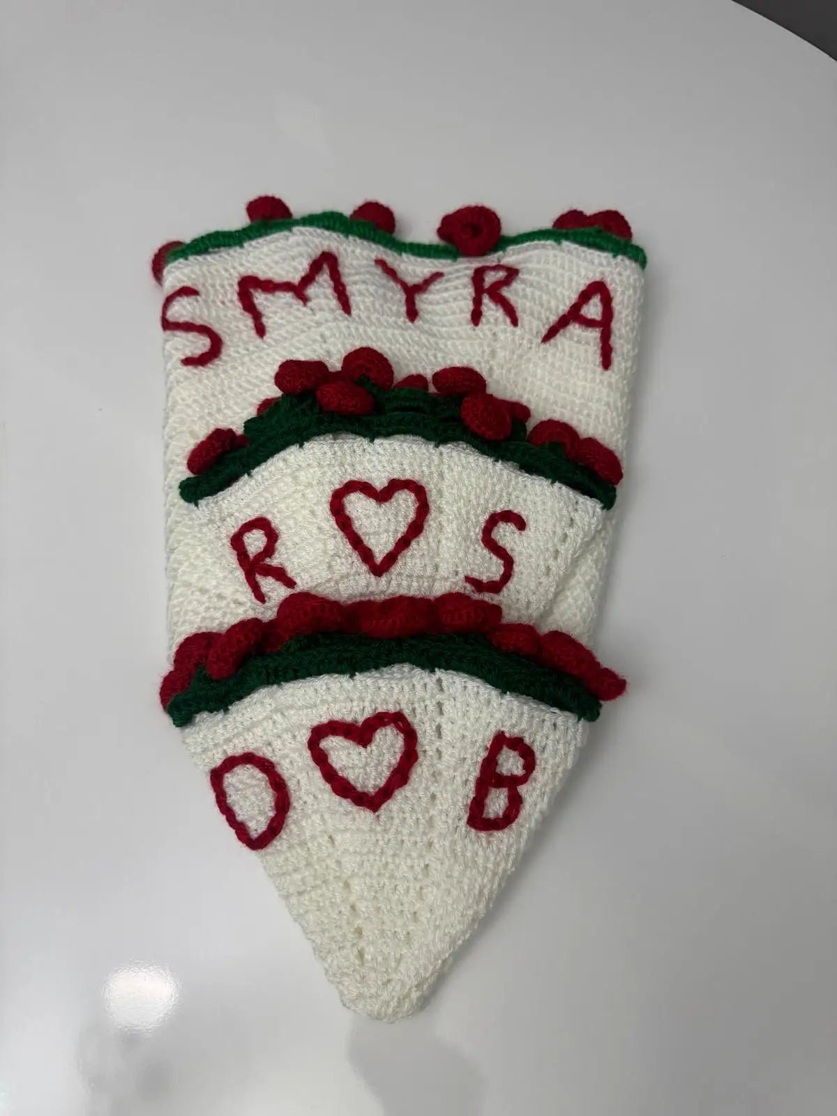 El Yapımı Gül Buketi Battaniye