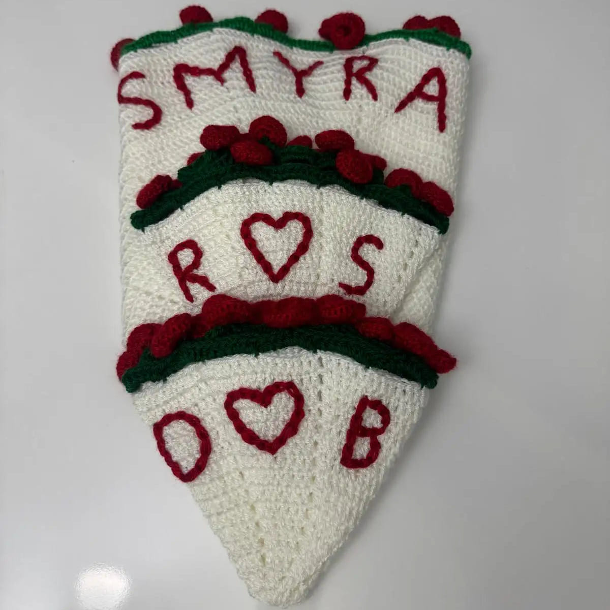 El Yapımı Gül Buketi Battaniye