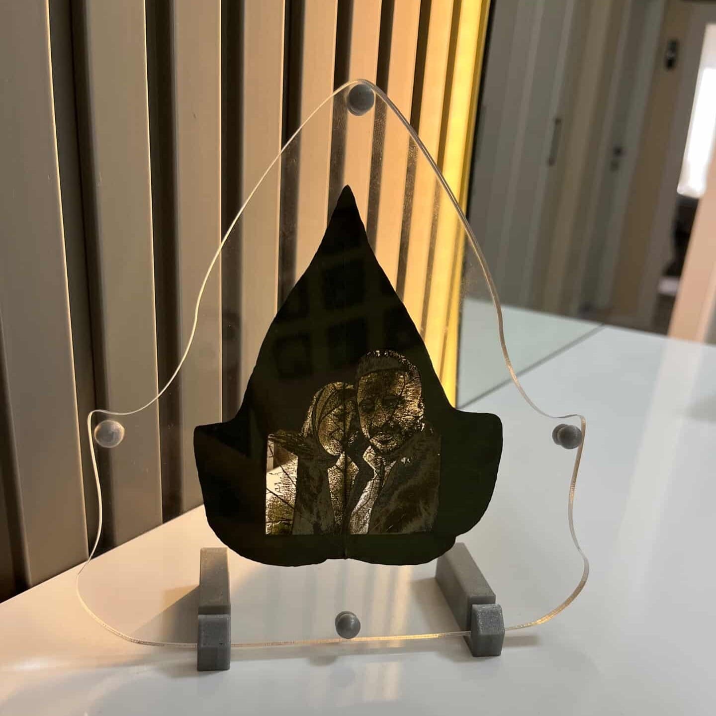 Gerçek Yaprak Üzerine İşlenen Kişiye Özel Fotoğraf