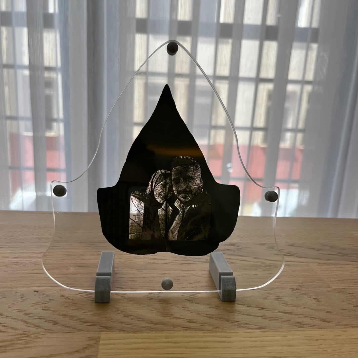 Gerçek Yaprak Üzerine İşlenen Kişiye Özel Fotoğraf