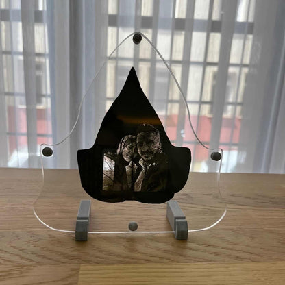 Gerçek Yaprak Üzerine İşlenen Kişiye Özel Fotoğraf