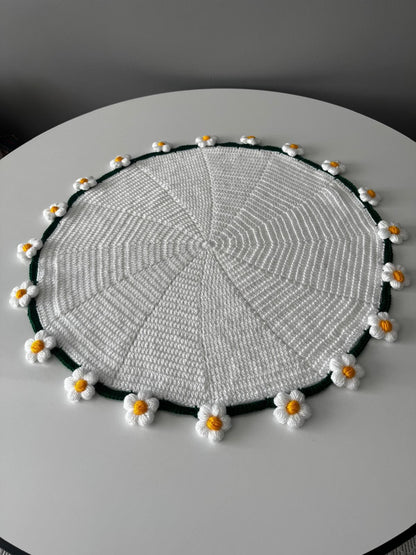 El Yapımı Gül Buketi Battaniye