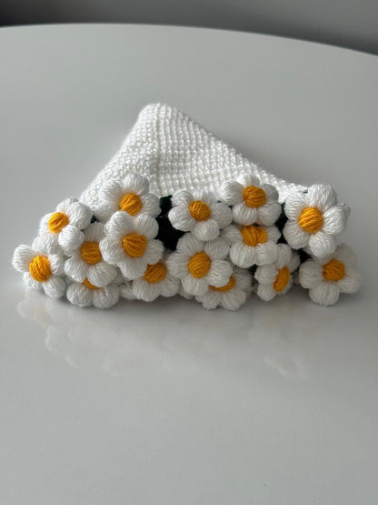 El Yapımı Gül Buketi Battaniye