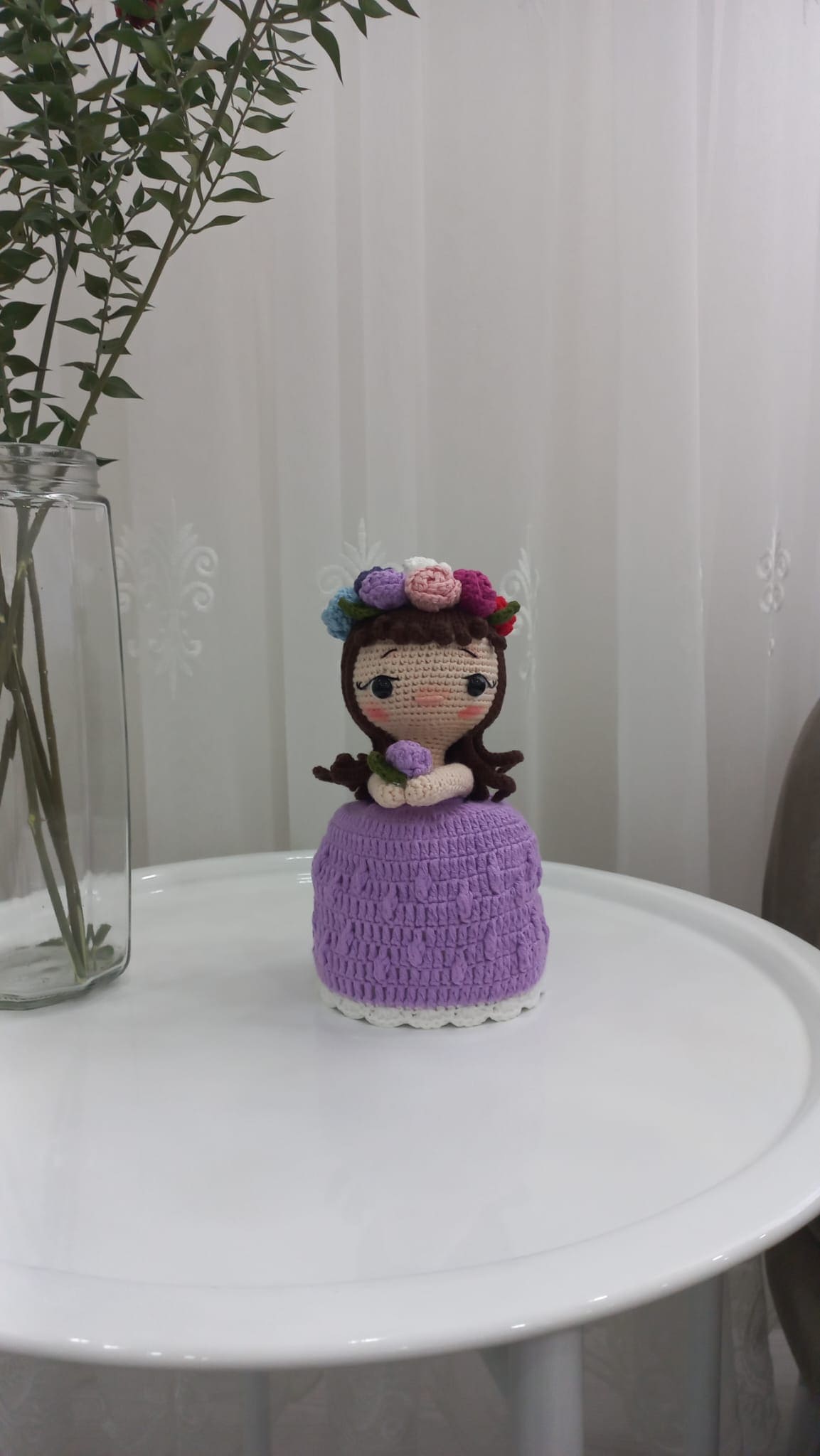 Sürpriz Örgü Buket Bebeği