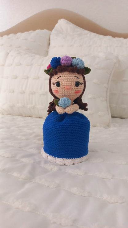 Sürpriz Örgü Buket Bebeği